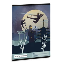 Füzet vonalas ARS UNA A/5 32 lapos 16-32 2. osztályos Ninjas in the Dark