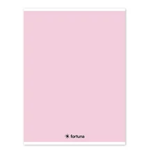 Füzet vonalas FORTUNA Monocolor A/4 32 lapos 81-32 pasztell rózsaszín