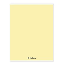 Füzet vonalas FORTUNA Monocolor A/4 32 lapos 81-32 pasztell sárga