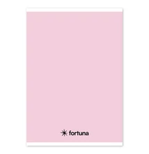 Füzet vonalas FORTUNA Monocolor A/5 32 lapos 21-32  pasztell rózsaszín
