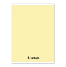 Füzet vonalas FORTUNA Monocolor A/5 32 lapos 21-32 pasztell sárga