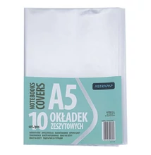 Füzetborító ASTRA PAP A/5 bújtatós pvc átlátszó 5 db/csomag
