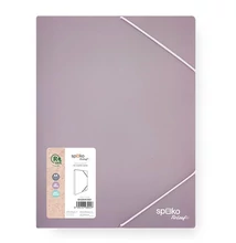 Füzetbox SPOKO ReLeaf PP A/4 30 mm SoftTouch lila