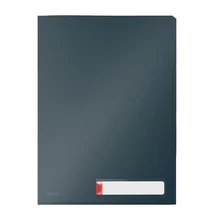 Genotherm "L" LEITZ Cosy Privacy A/4 200 mikron 3 zsebes  bársonyszürke 3 darabos