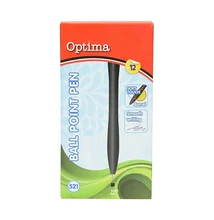 Golyóstoll OPTIMA nyomógombos 521 fekete
