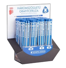 Grafitceruza display ICO Signetta háromszög HB,B,2B 184 darabos