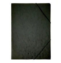 Gumis mappa A/4 prespán fekete 345 g