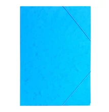 Gumis mappa A/4 prespán világoskék 345 g