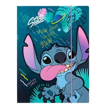 Gumis mappa COOLPACK Lilo és Stitch A/4 kék mintás