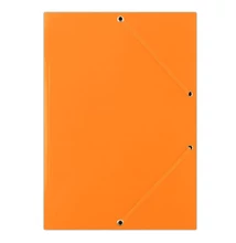 Gumis mappa DONAU A/4 karton narancssárga