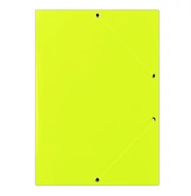 Gumis mappa DONAU A/4 karton sárga