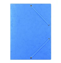 Gumis mappa DONAU A/4 prespán kék
