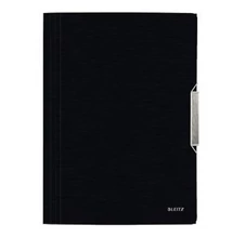 Gumis mappa LEITZ Style A/4 műanyag szaténfekete