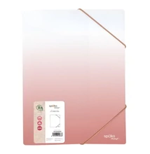 Gumis mappa SPOKO ReLeaf Gradient PP A/4 rózsaszín