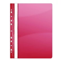 Gyorsfűző DONAU A/4 műanyag lefűzhető piros