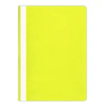 Gyorsfűző DONAU A/4 műanyag sárga 10 darabos