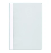 Gyorsfűző DONAU A/4 műanyag szürke 10 darabos