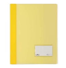 Gyorsfűző DURABLE Duralux A/4 széles erős sárga