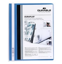 Gyorsfűző DURABLE Duraplus A/4 széles panorámás kék
