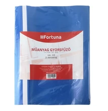 Gyorsfűző FORTUNA műanyag kék 25 darabos