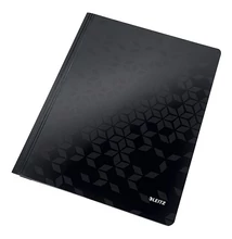 Gyorsfűző LEITZ Wow A/4 laminált karton fekete