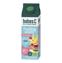 Gyümölcslé HOHES C Plus Fruchtig&Leicht Multivitamin 60% 1L
