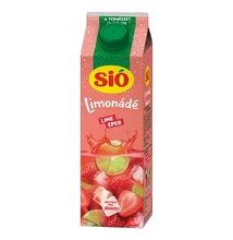 Gyümölcslé SIÓ Limonádé Lime-eper 5% 1L
