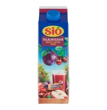 Gyümölcslé SIÓ Rostos Meggy-Szilva-Alma 12% 1L