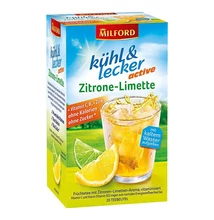 Gyümölcstea MILFORD Kühl & Lecker Active Citrom-Limette 20 filter/doboz