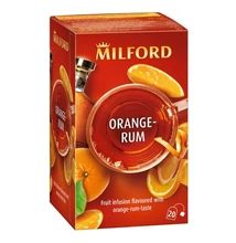 Gyümölcstea MILFORD narancs és rum 20 filter/doboz