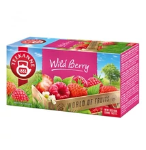 Gyümölcstea TEEKANNE World of Fruits eper és málna 20 filter/doboz