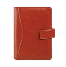 Gyűrűs kalendárium SATURNUS L231 sárga lapos antik barna műbőr 2026.