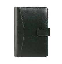 Gyűrűs kalendárium SATURNUS L231 sárga lapos zöld műbőr 2026.