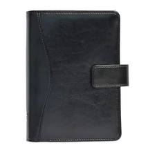 Gyűrűs kalendárium SATURNUS M231 sárga lapos fekete műbőr 2026.