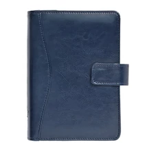 Gyűrűs kalendárium SATURNUS M231 sárga lapos kék műbőr 2026.