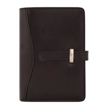 Gyűrűs kalendárium SATURNUS M437 fehér lapos fekete műbőr 2026.