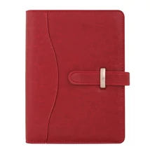 Gyűrűs kalendárium SATURNUS S437 fehér lapos bordó műbőr 2026.