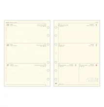 Gyűrűs kalendárium betét SATURNUS L313 Prof tanári sárga lapos 2026