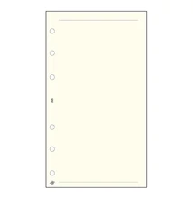 Gyűrűs kalendárium betét SATURNUS L325 sima jegyzetlap sárga lapos