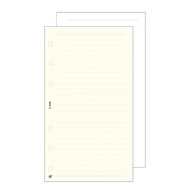 Gyűrűs kalendárium betét SATURNUS L326/F vonalas jegyzetlap fehér lapos