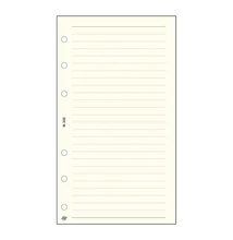 Gyűrűs kalendárium betét SATURNUS M326 vonalas jegyzetlap sárga lapos