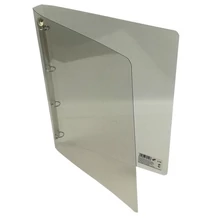 Gyűrűskönyv A/4 20 mm 4 gyűrű átlátszó füst