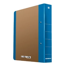 Gyűrűskönyv DONAU Life A/4 50 mm 2 gyűrű karton neon kék-barna