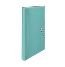 Harmónika mappa ESSELTE Colour Breeze A/4 PP 6 rekeszes kék