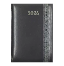 Határidőnapló ALISCA Rebel varrott B/5 heti fehér lapos szürke 2026.