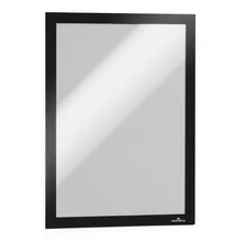 Infokeret DURABLE Duraframe A/4 sima felületre mágneses fekete 2 darabos