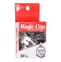 Iratcsíptető kapocs ICO Magic Clips 4,8mm 50 darabos
