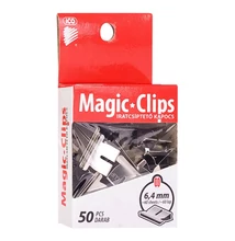 Iratcsíptető kapocs ICO Magic Clips 6,4mm 50 darabos