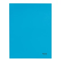 Iratgyűjtő LEITZ Recycle  A/4 3 pólyás karton kék