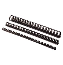 Iratspirál műanyag FELLOWES 16mm fekete műanyag spirál 101-120 lap